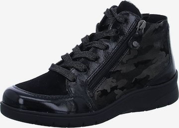 ARA High-Top Sneakers in Black: front