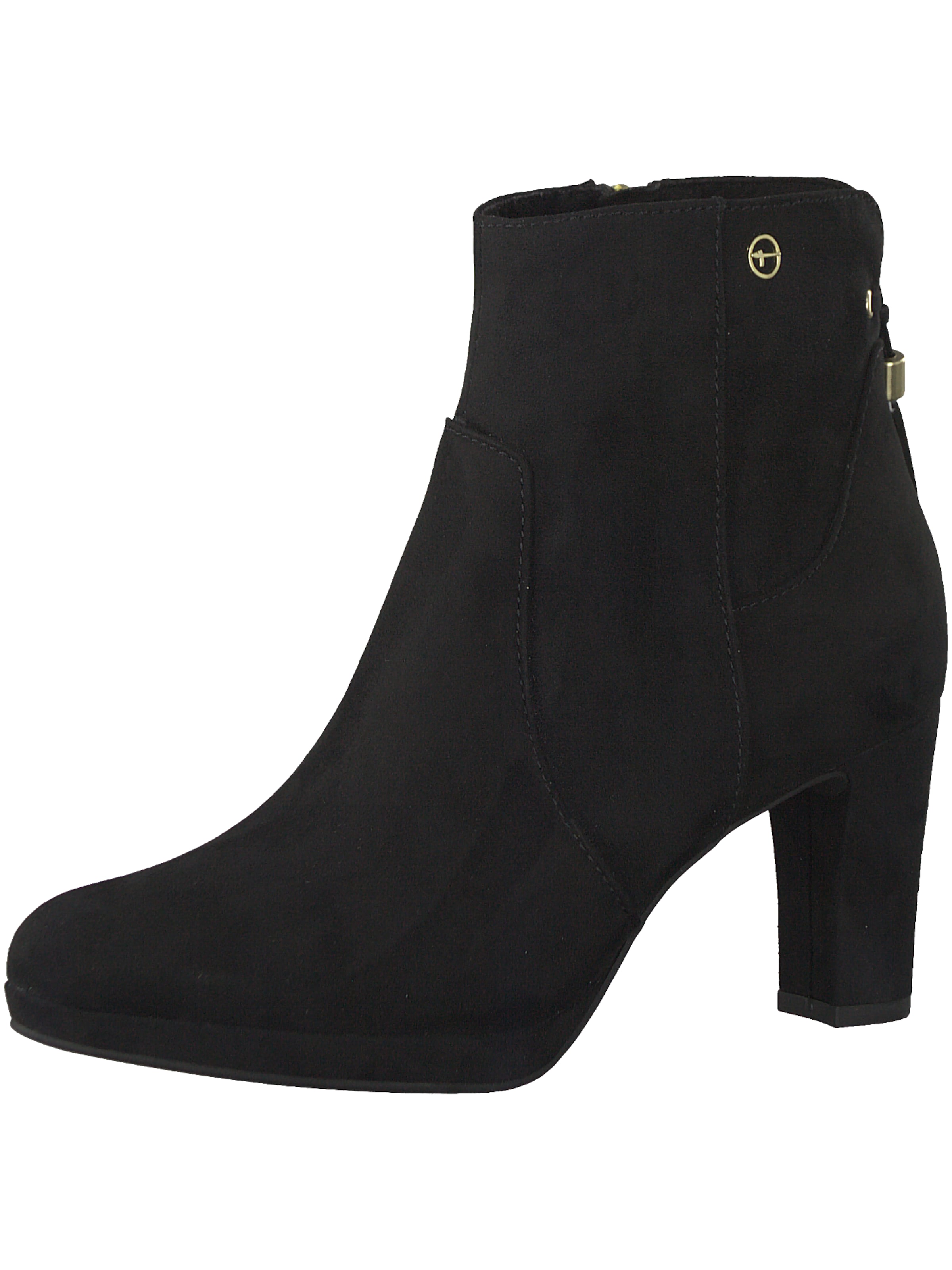 TAMARIS - Enkellaarsjes in de kleur Zwart