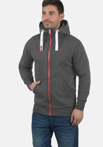 Veste de survêtement 'Benn High-Neck' !Solid en gris : devant