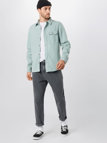 River Island Slim fit Button Up Shirt in Green