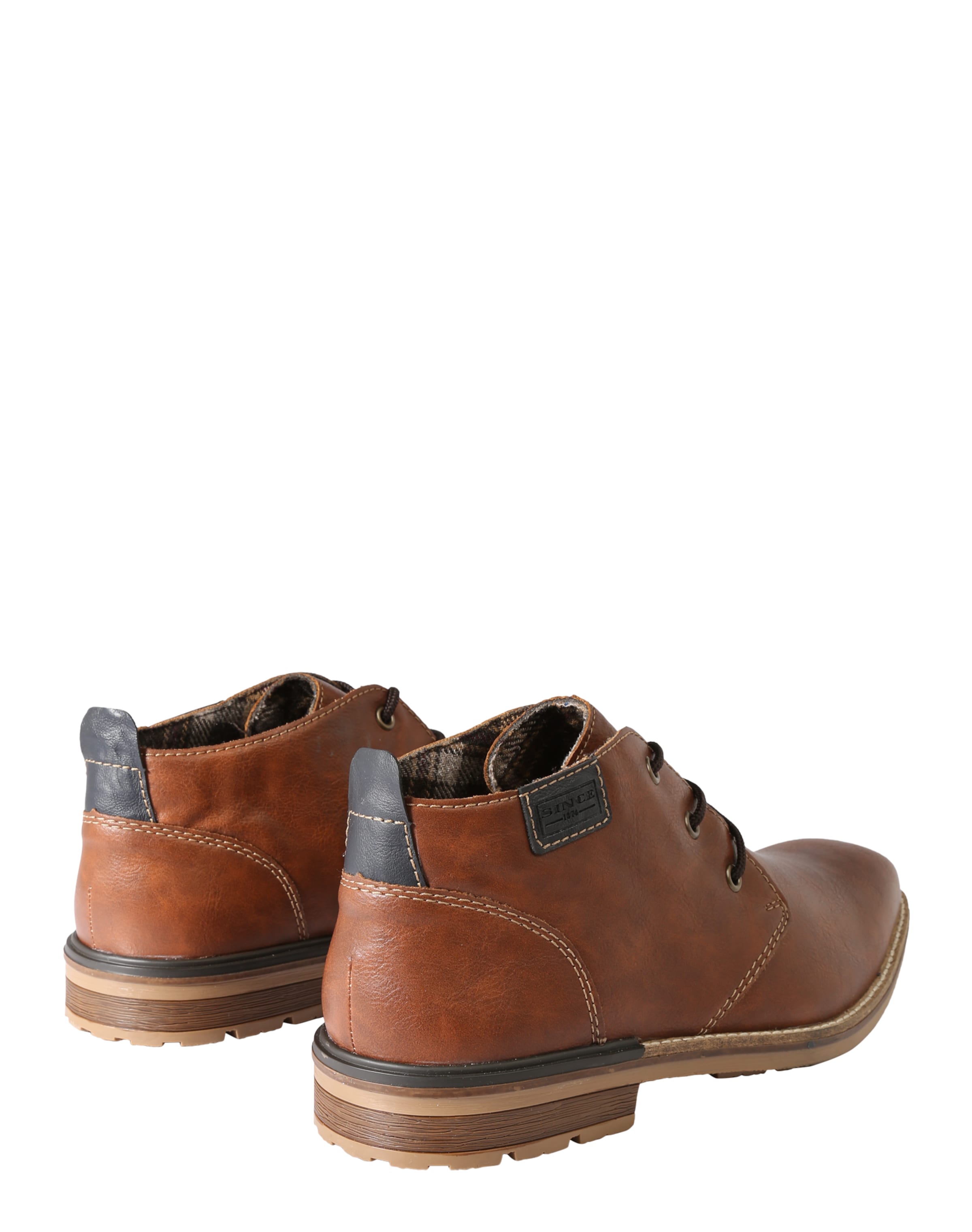 Pantofi cu șireturi de la Rieker pe maro