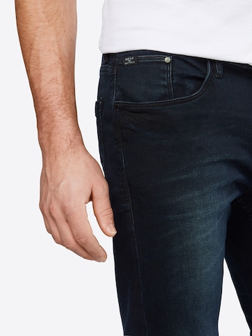 BLEND Slimfit Jeans i blå