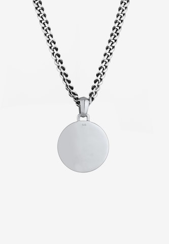 KUZZOI Necklace 'Kompass' in Silver