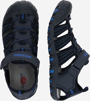 Pantofi deschiși de la Dockers by Gerli pe albastru