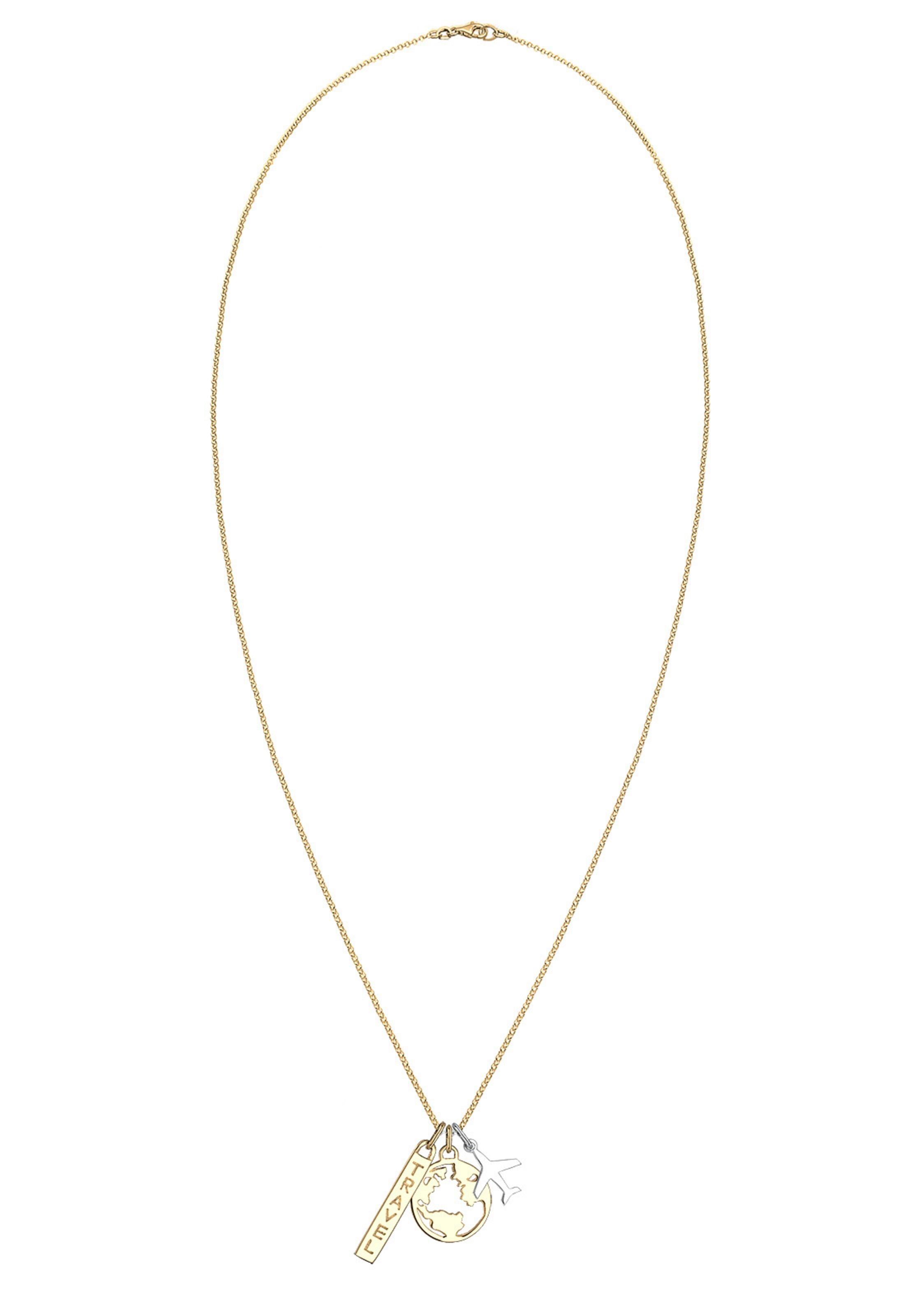 ELLI Halskette 'Multipendants' in Gold