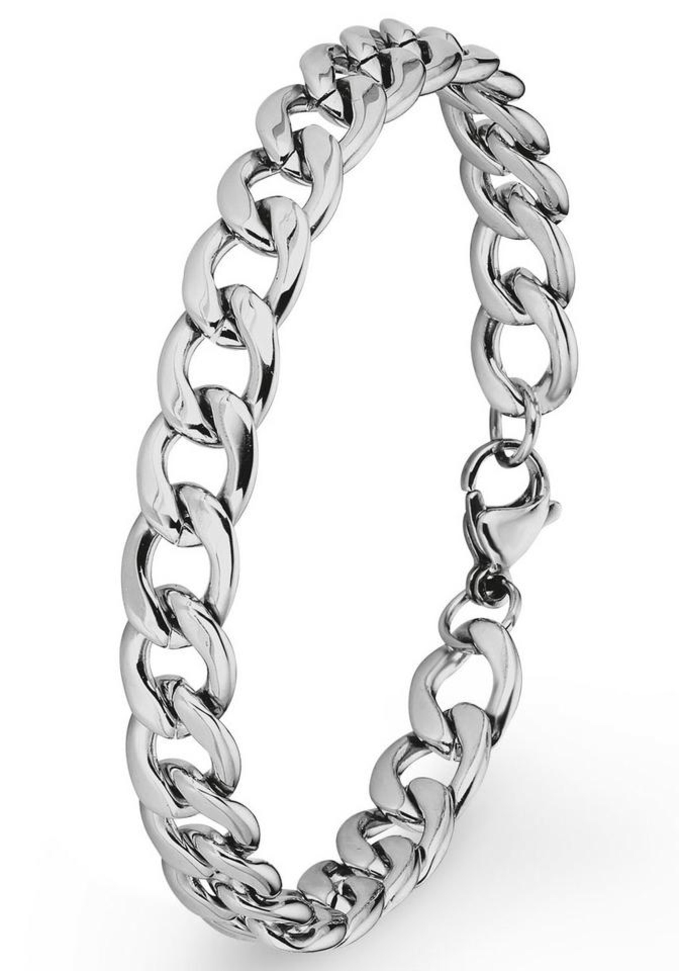 AMOR Bracelet in Silver: front