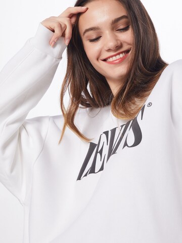 LEVI'S ® Mikina 'Graphic Diana Crew' – bílá