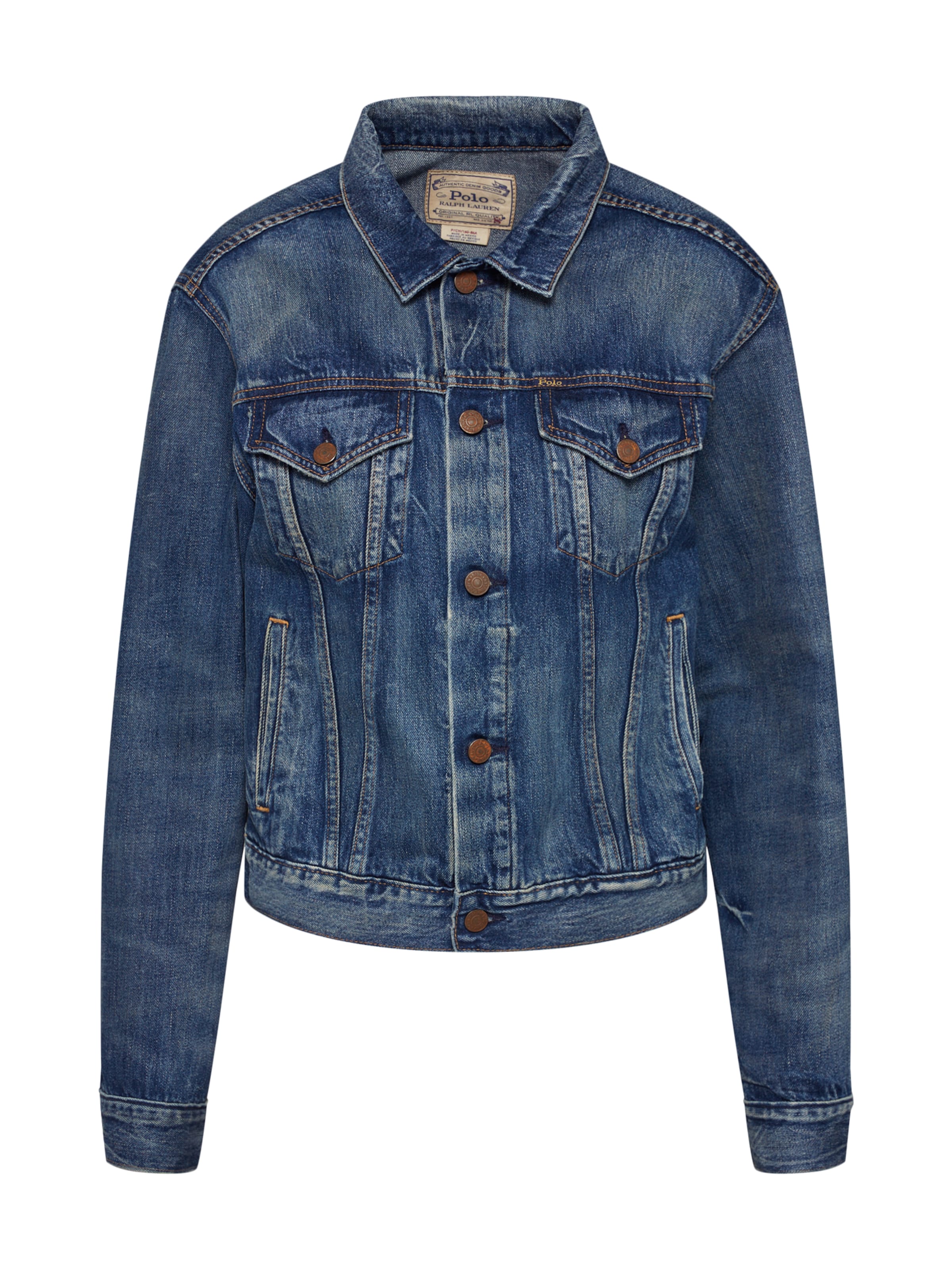 POLO RALPH LAUREN - Tussenjas 'TRUCKER-JACKET' in de kleur Blauw denim