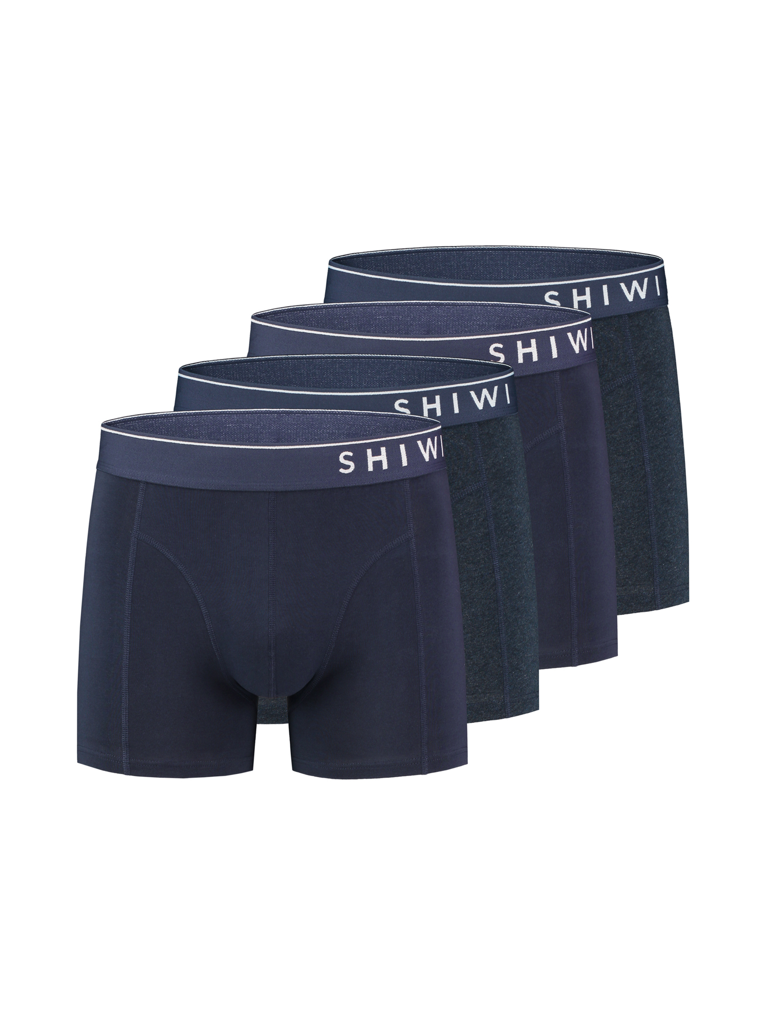 Abbigliamento Intimo Shiwi Boxershort Mix Solid in Navy 