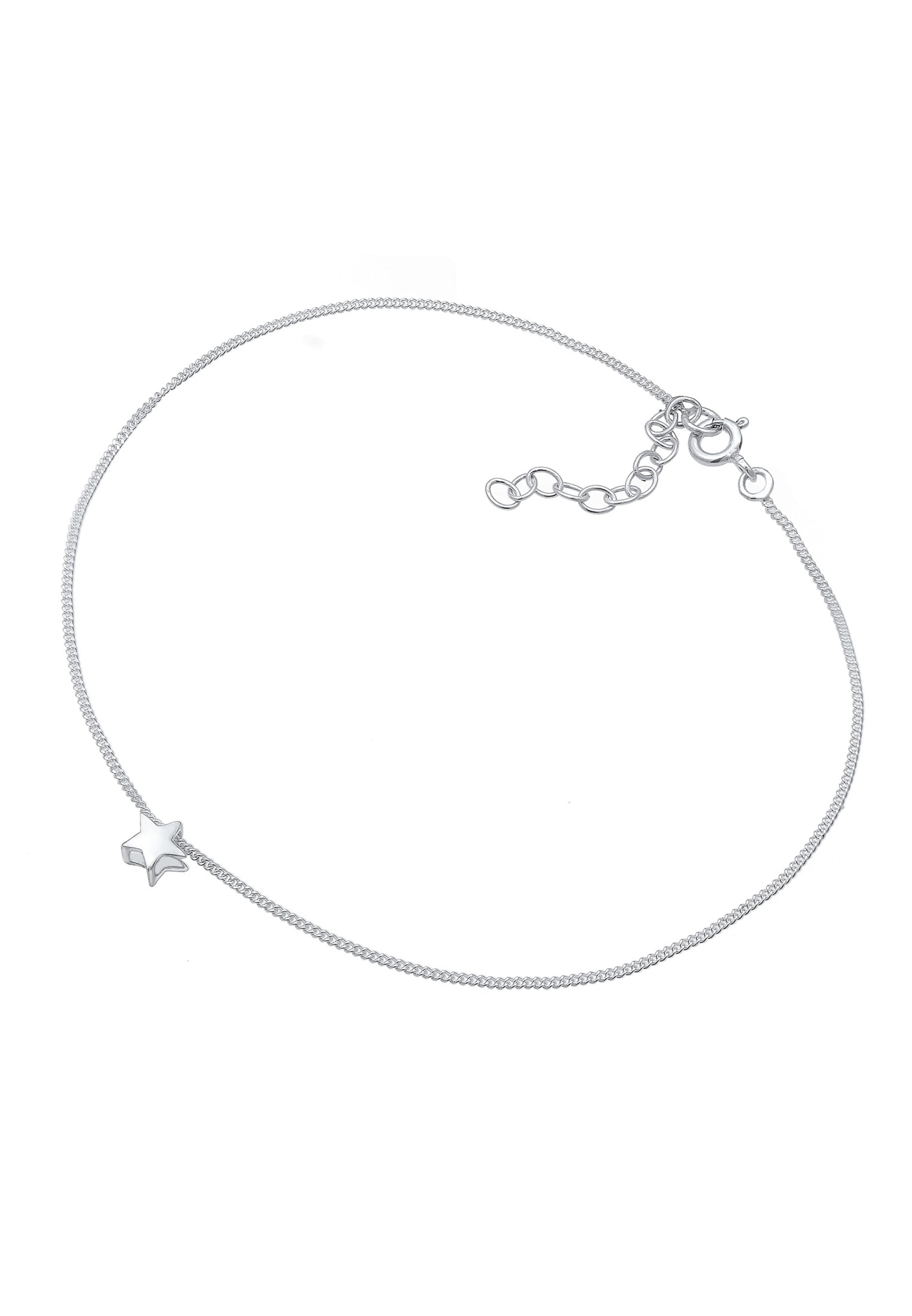 ELLI Foot jewelry 'Sterne' in Silver