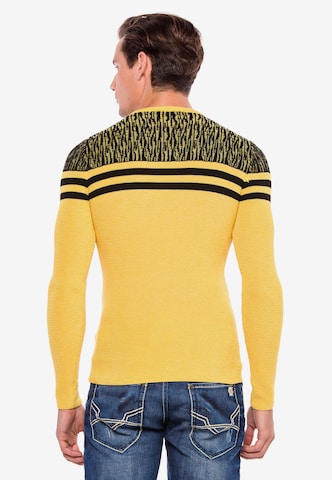 CIPO & BAXX Sweater in Yellow