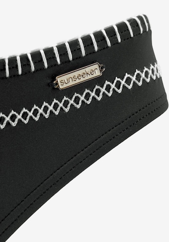 SUNSEEKER - Cueca biquíni 'Dainty' em preto