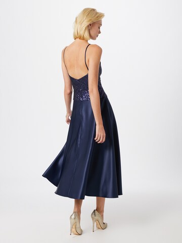 Robe de cocktail SWING en bleu