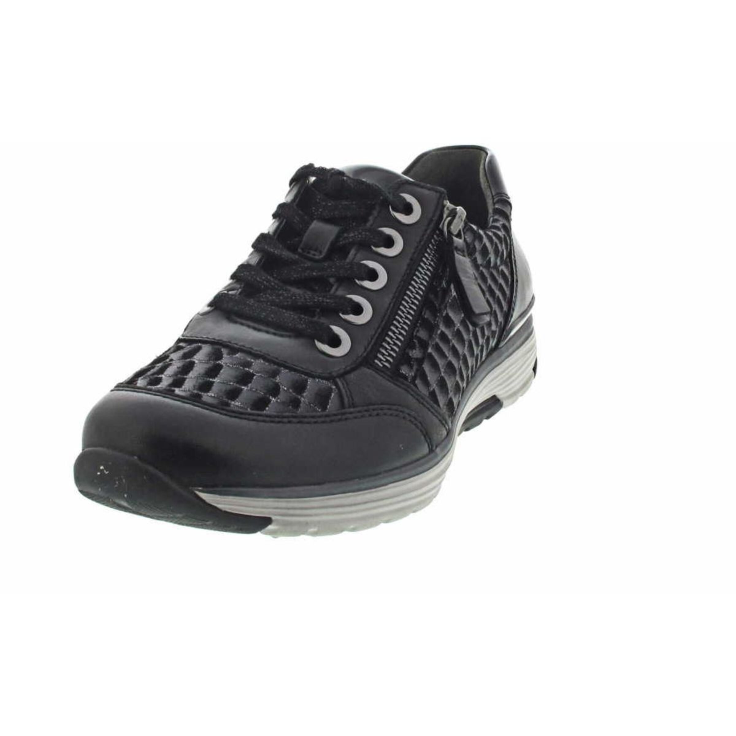 GABOR - Schnürschuhe in schwarz