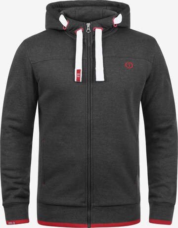 !Solid Sweatjacke 'Benjamin' in Grau: predná strana