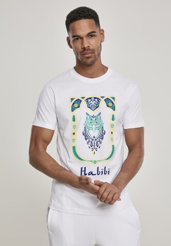 Mister Tee Shirt in Wit: voorkant