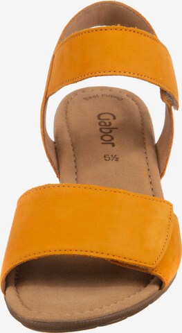 GABOR Sandals in Yellow