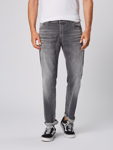 JACK & JONES Normalny krój Jeansy 'Clark' w kolorze szary