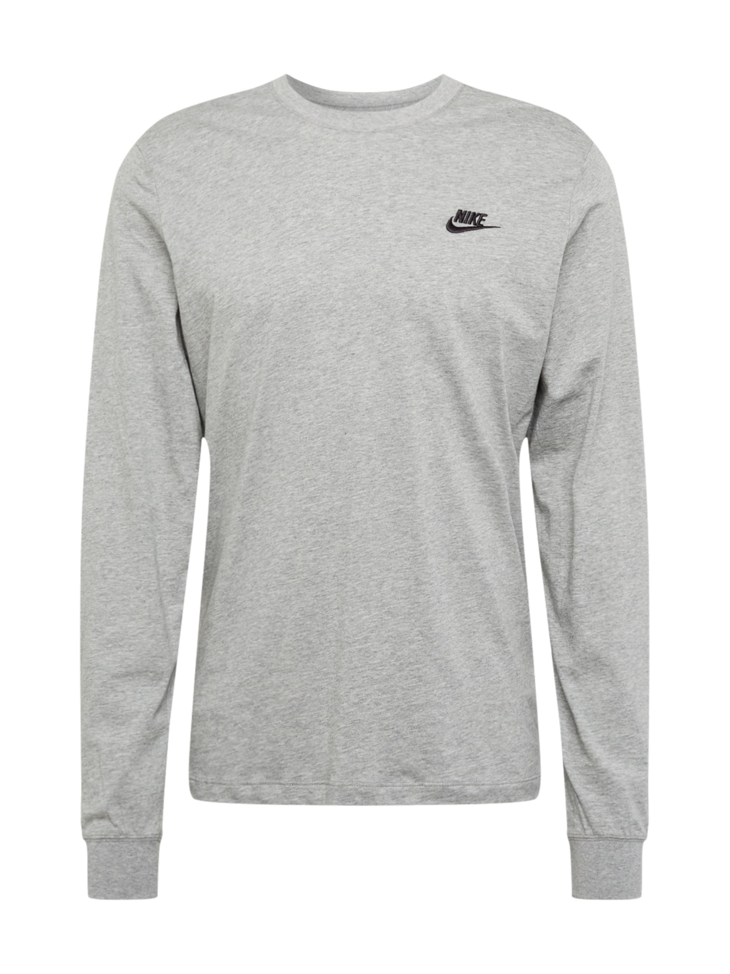 Nike Sportswear Μπλουζάκι 'Club' σε γκρι: μπροστά