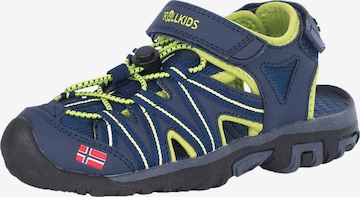 TROLLKIDS Sandals 'Langfoss' in Blue: front