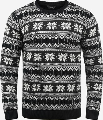 !Solid Sweater 'Winno' in Black: front
