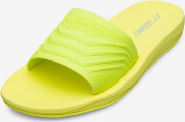 CAMPER Mules 'Match' in Yellow: front