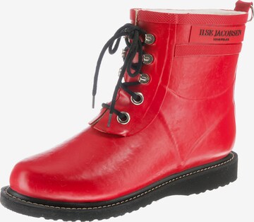 ILSE JACOBSEN Rubber Boots in Red