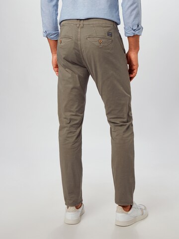 Coupe slim Pantalon chino 'Noos' BLEND en gris