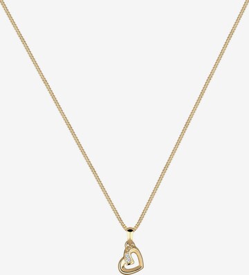 Elli DIAMONDS Halskette 'Herz' in Gold