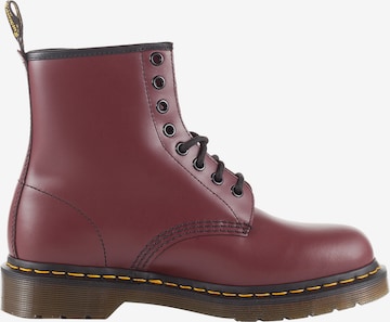 Stivaletto stringato '1460' di Dr. Martens in rosso