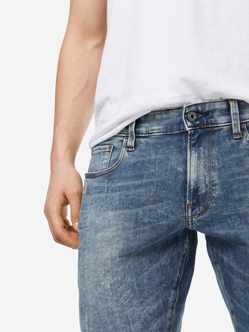 G-Star RAW Skinny Jeans '3301' in Blauw