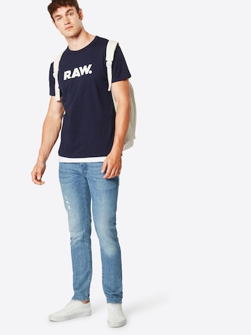 G-Star RAW Μπλουζάκι 'Holorn' σε μπλε