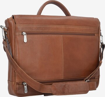 Plevier Document Bag in Brown