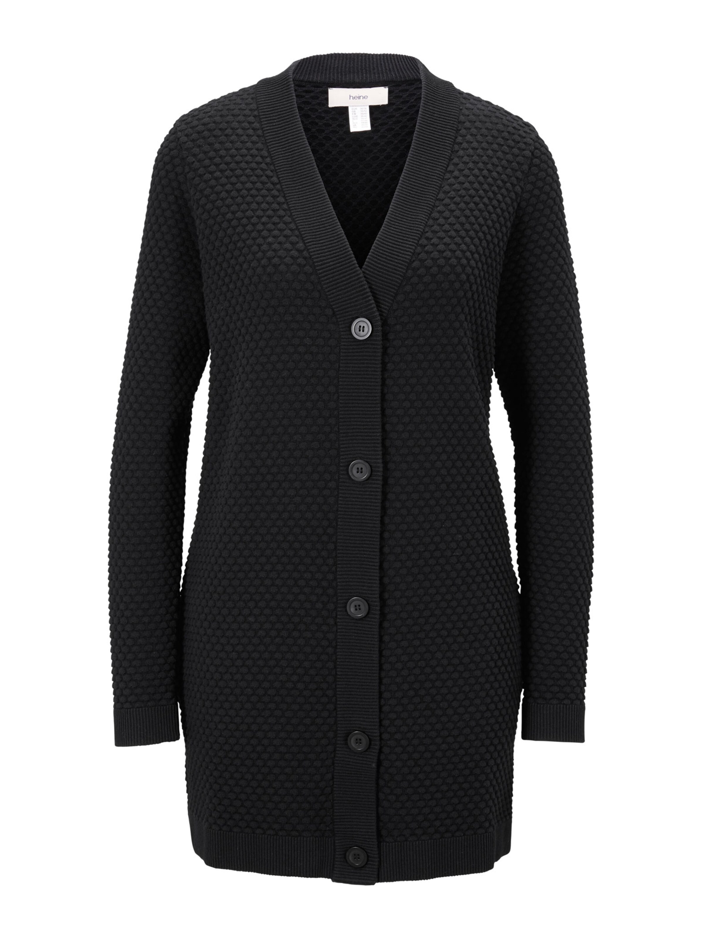 heine - Oversized vest in de kleur Zwart