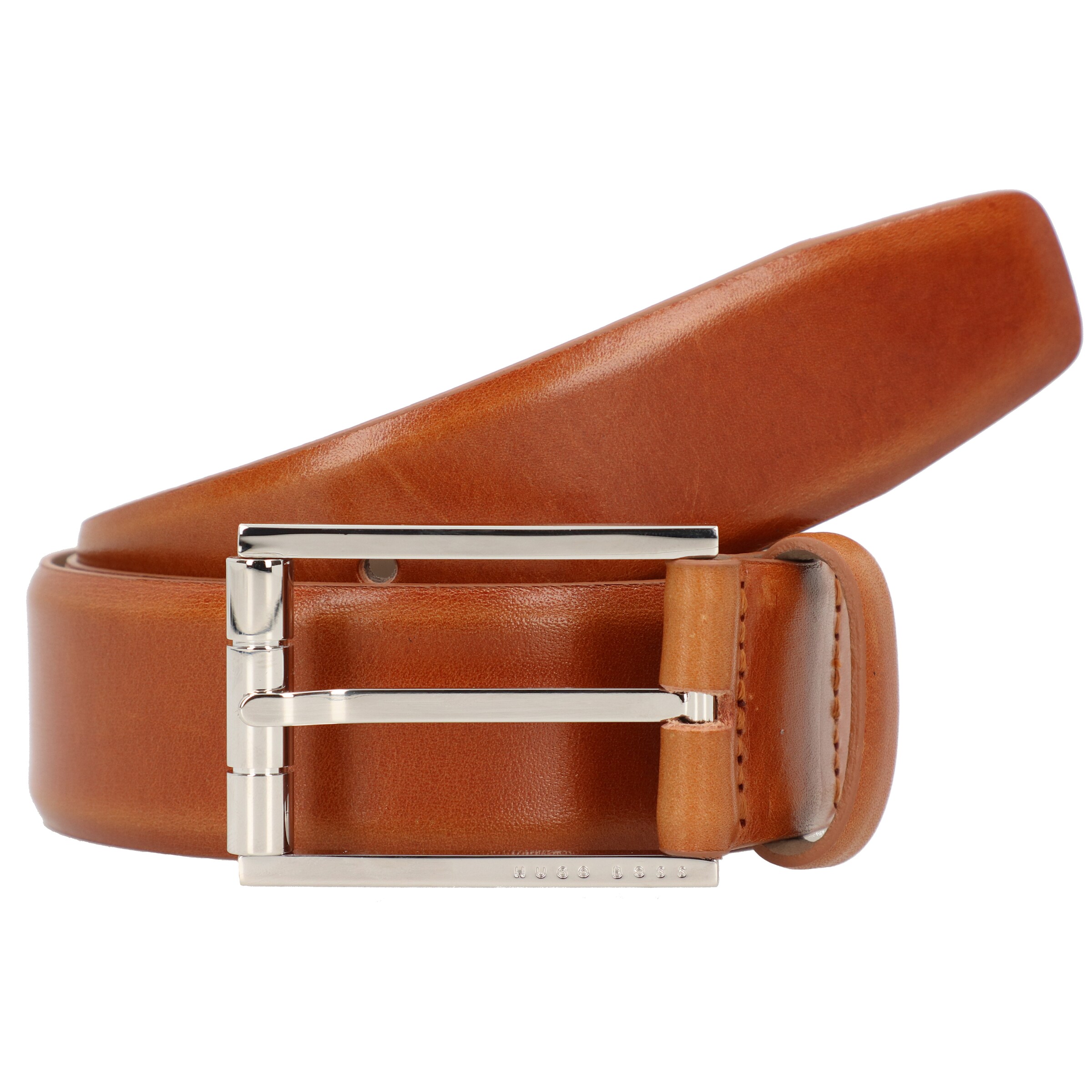 BOSS - Riem 'Corys' in de kleur Cognac