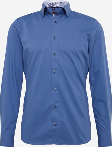 Coupe regular Chemise business 'Level 5' OLYMP en bleu : devant