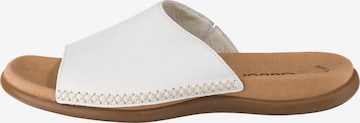 GABOR Mules in White