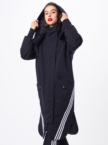 ADIDAS ORIGINALS Mantel 'Parka' in Schwarz: predná strana