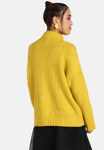 dzeltens MYMO "Oversize" stila džemperis