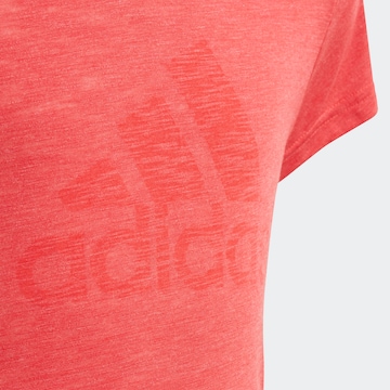 ADIDAS PERFORMANCE Functioneel shirt in Rood