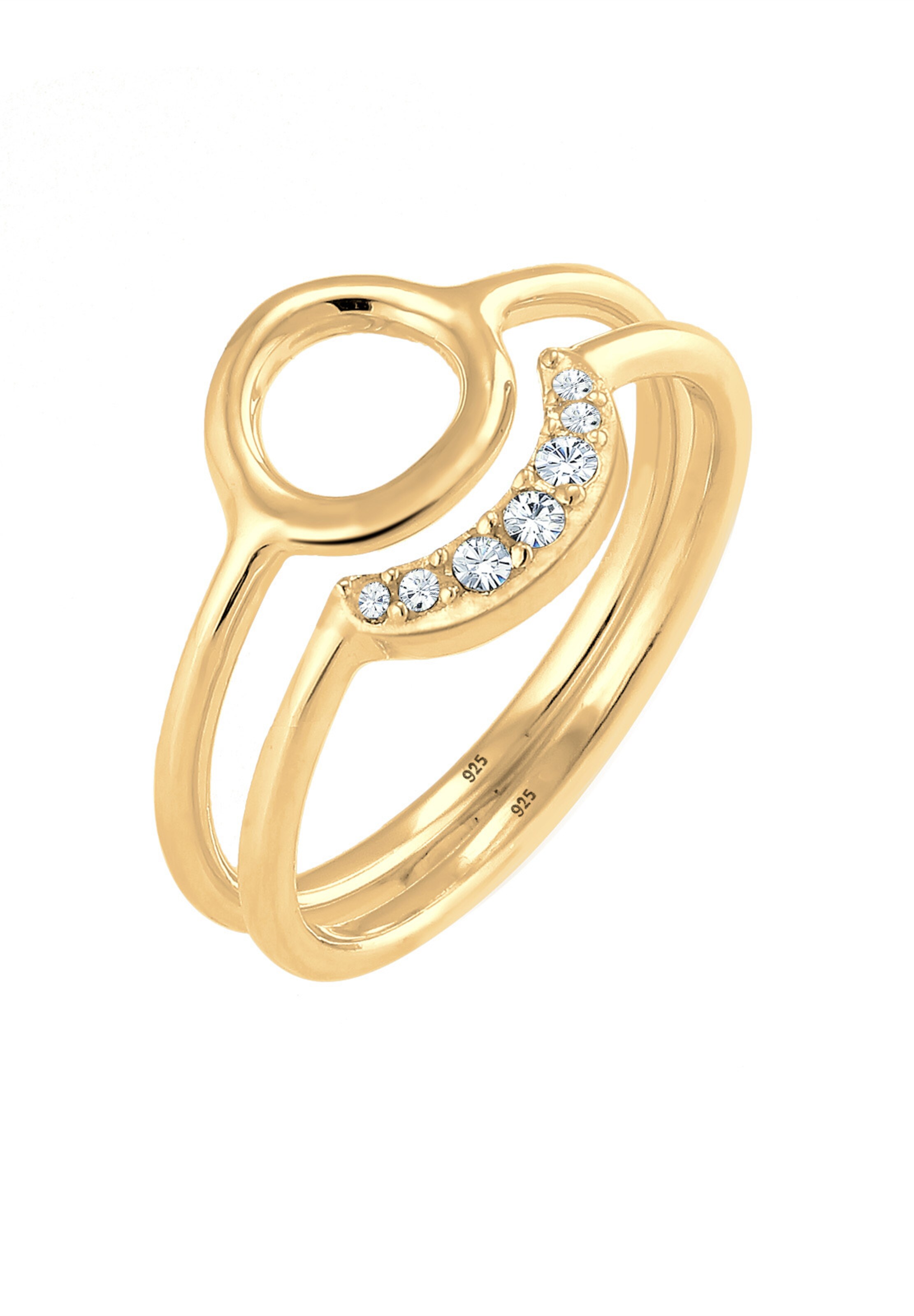 Bague ELLI en or : devant