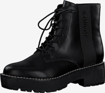 Bottines à lacets s.Oliver en noir : devant