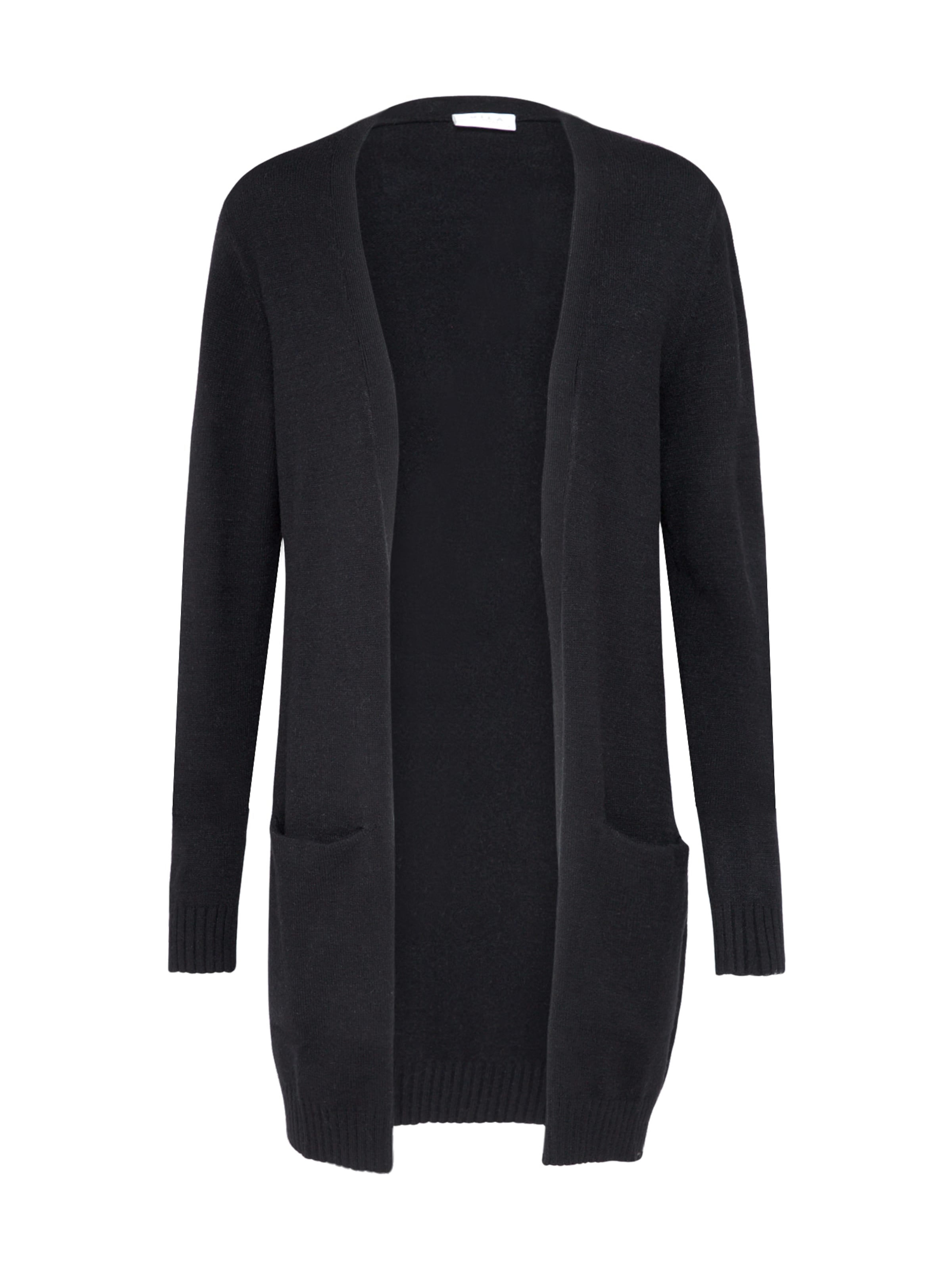 VILA - Gebreid vest 'Ril' in de kleur Zwart