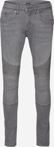 Urban Classics Skinny Jeans in Grijs: voorkant