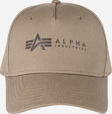 Cappello da baseball 'Alpha' di ALPHA INDUSTRIES in verde