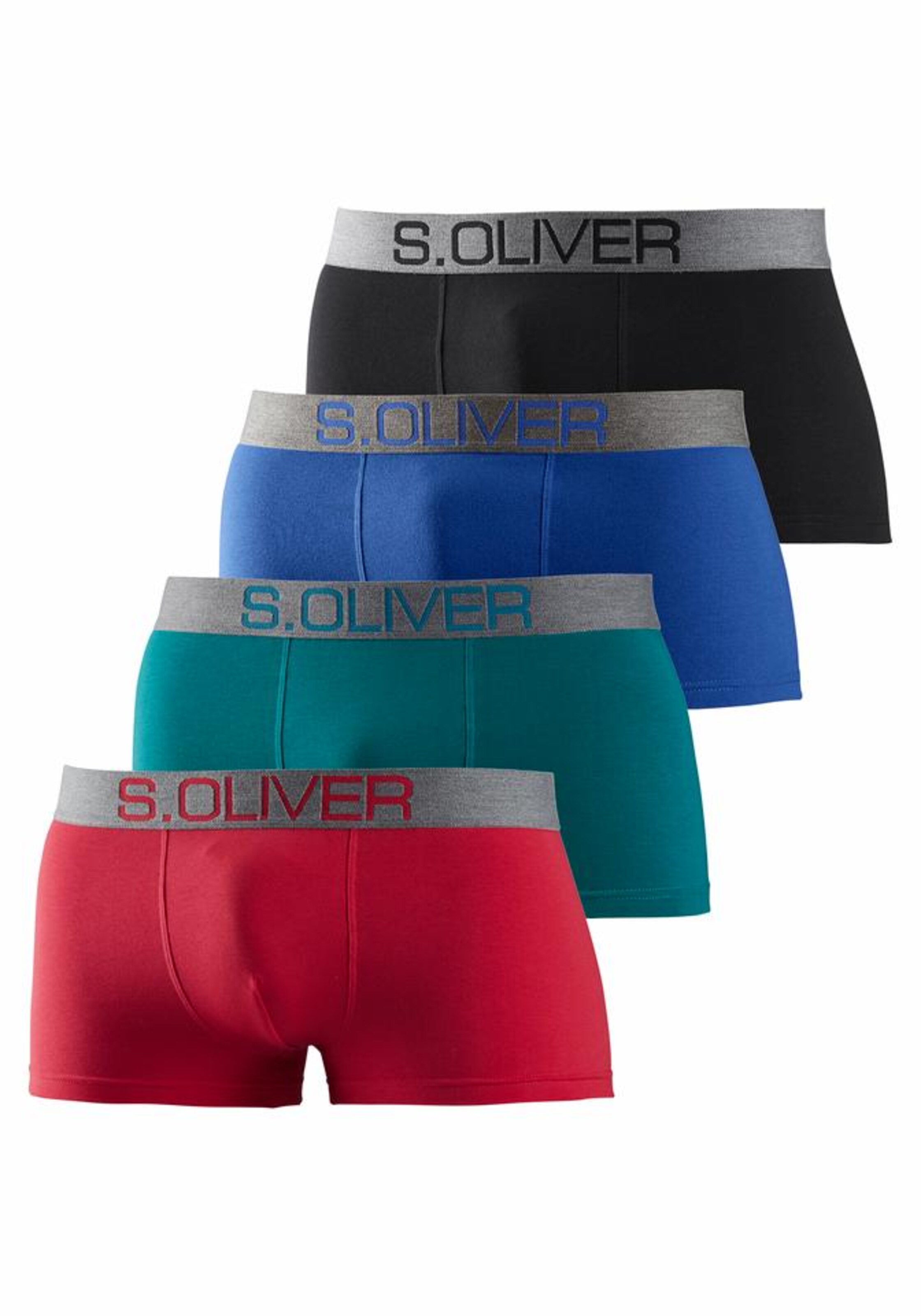 Boxeri de la s.Oliver pe albastru: față