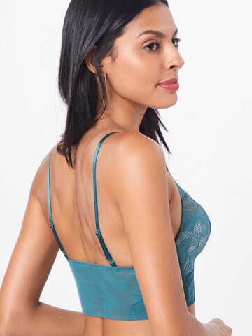 TRIUMPH Bralette Bra 'Spotlight' in Blue: back