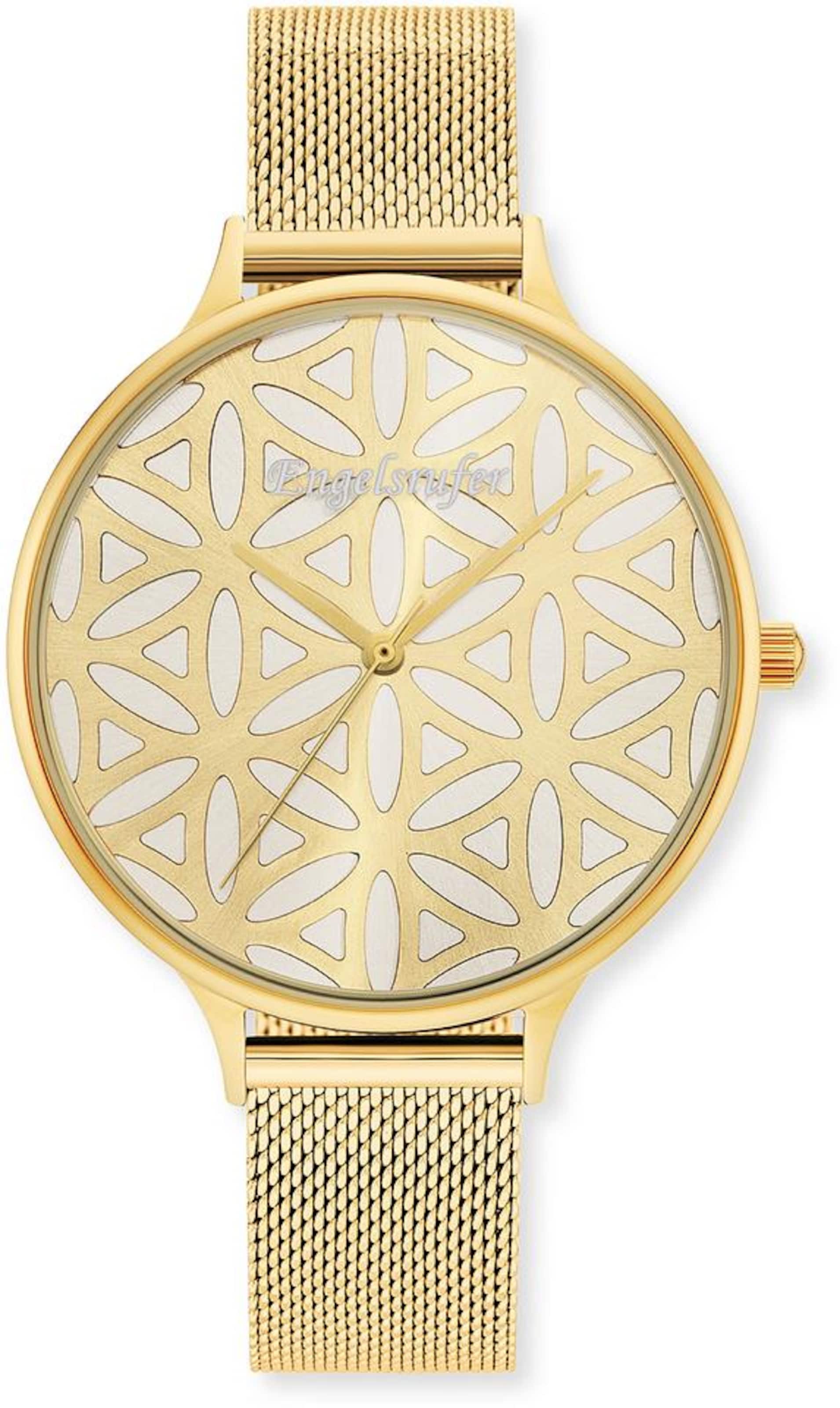 Engelsrufer Uhr in Gold: Vorderseite