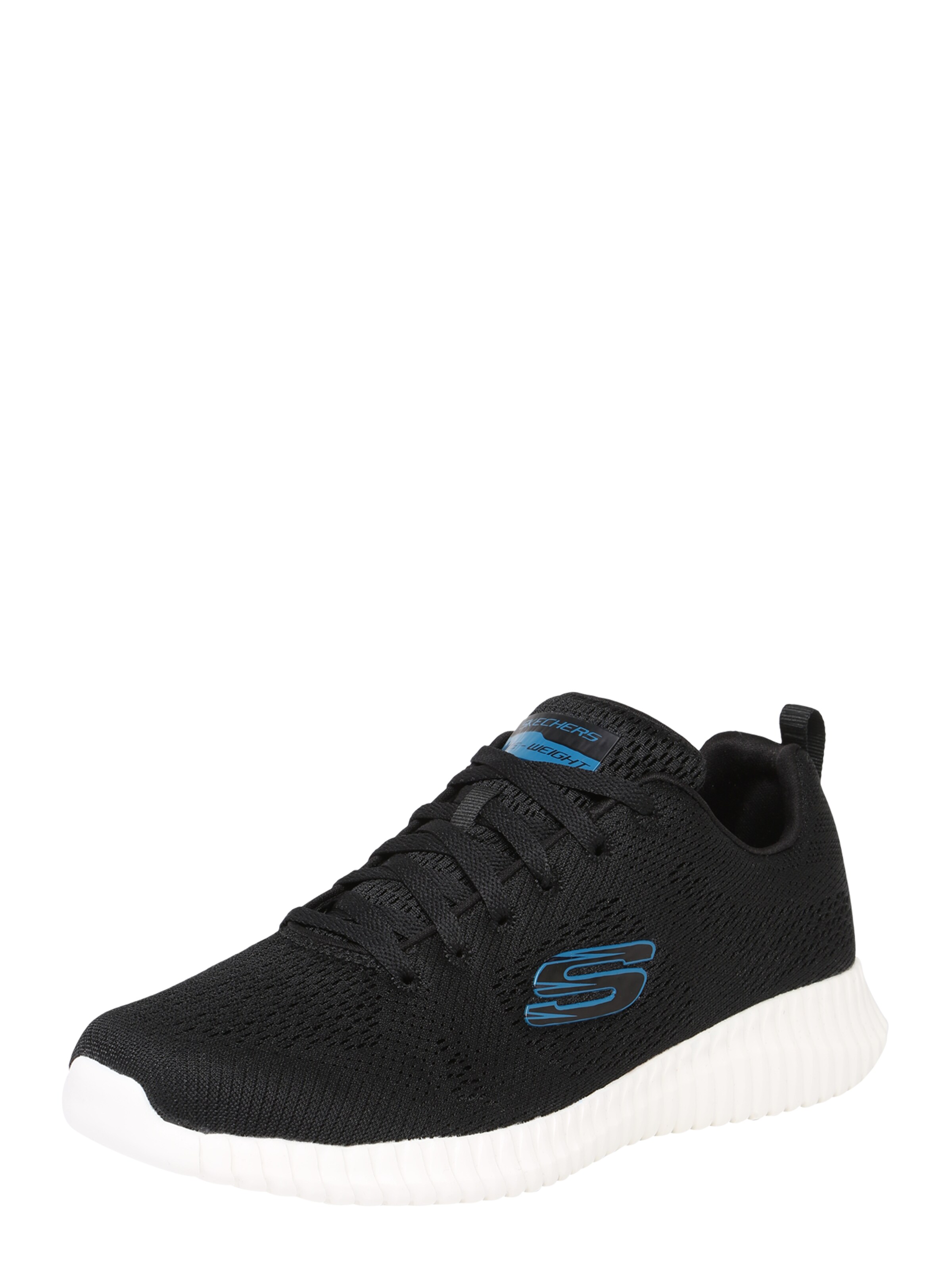 SKECHERS - Sneakers laag 'ELITE FLEX - CLEAR LEAF' in de kleur Zwart