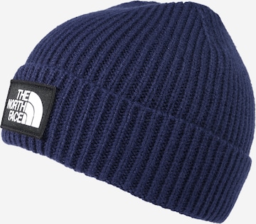 THE NORTH FACE Athletic Hat 'Logo Box Cuffed' in Blue: front